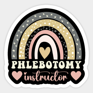 Thank You Appreciation Phlebotomy Instructor Sticker